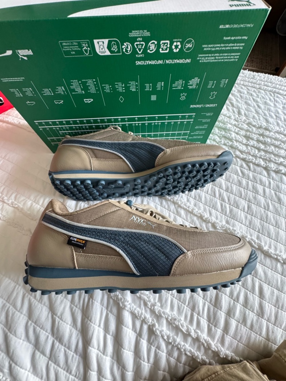 NWT Mens Puma Easy Rider Run Along Cordura - Size 13